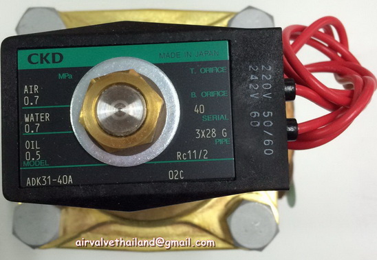 ٻҾ2 ͧԹ : CKD SOLENOID VALVE ADK31-40A-02C 220V